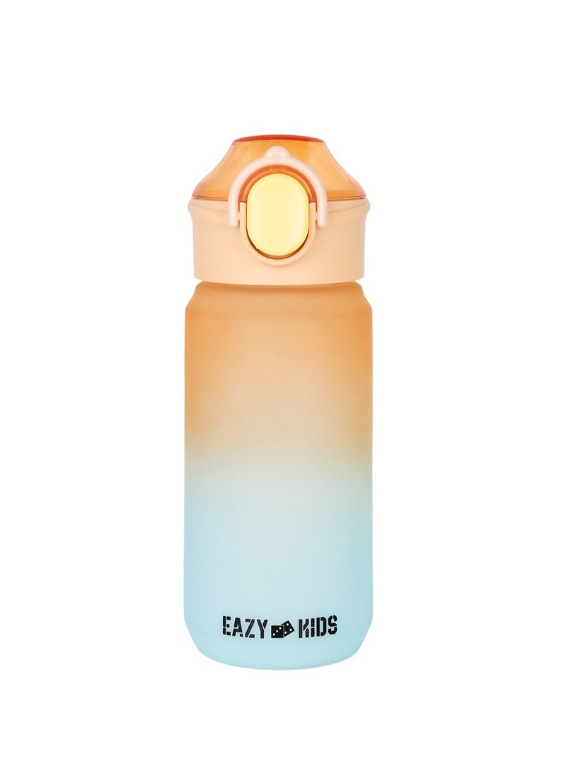 Eazy Kids زجاجة مياه 500 مل بمقبض - برتقالي  - Image 1