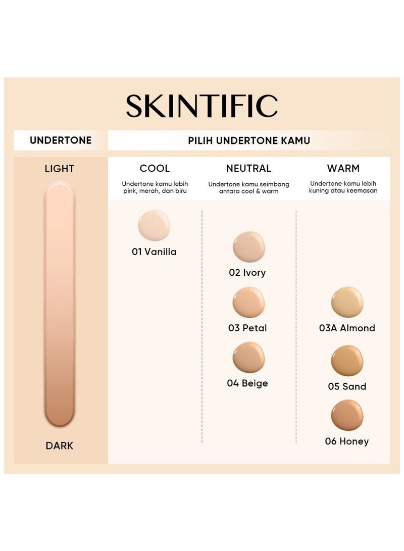 Skintific shade 02 ivory refill cover all perfect cushion - Image 2