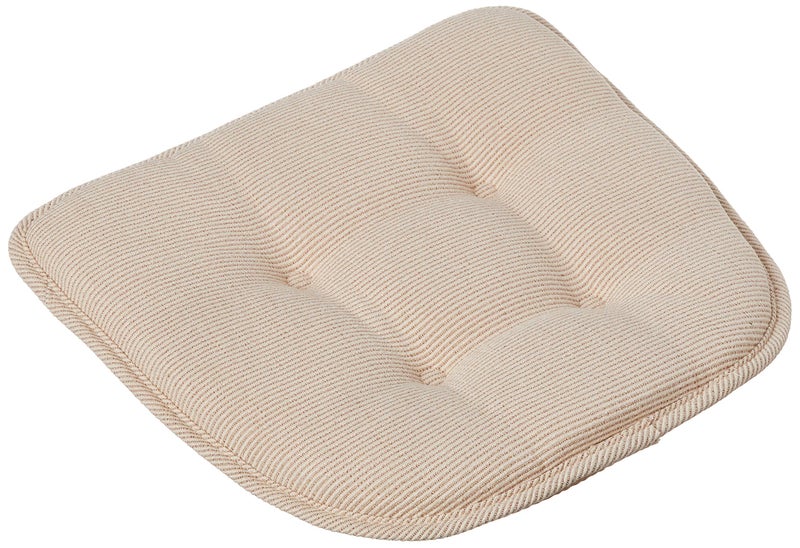 Klear Vu Omega Non-Slip Chair Cushions, Assembled in USA, U-Shaped Skid-Proof Seat Pads for Dining Room, Kitchen, Office, 15"x16", 4 Pack, Slub Natural 4 Count - Image 4