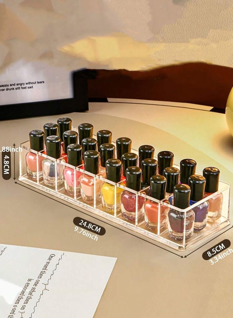 Baytak Cosmetic Organizer for Nail Polish & Makeup, Desktop Storage Box for Lipstick, Beauty Tools and Skincare (1 Piece) - Image 5