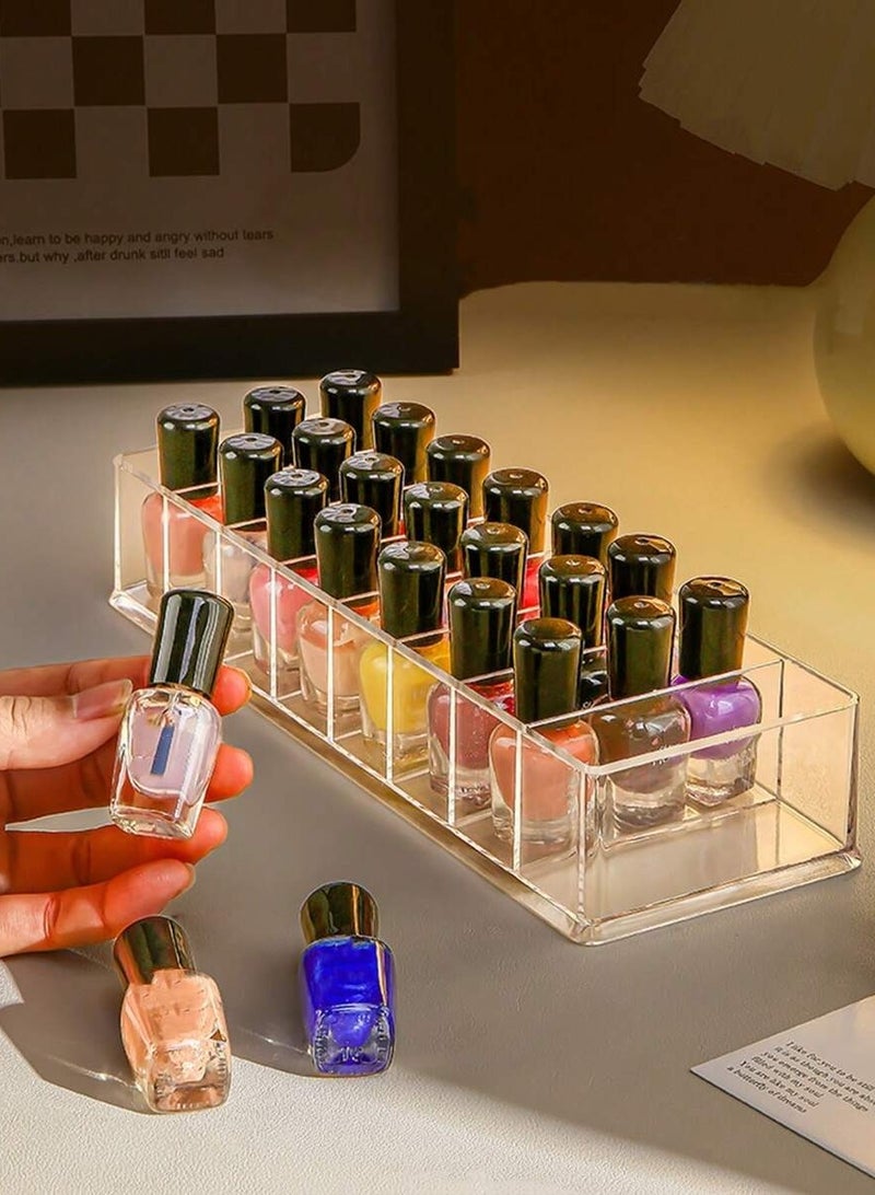 Baytak Cosmetic Organizer for Nail Polish & Makeup, Desktop Storage Box for Lipstick, Beauty Tools and Skincare (1 Piece) - Image 3
