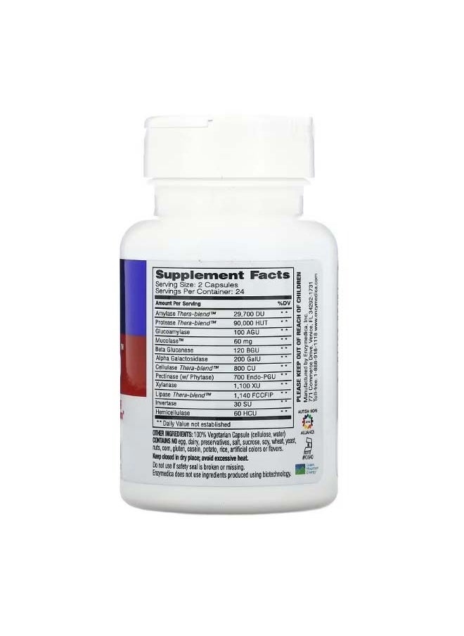ENZYMEDICA - MucoStop 48 Capsules - Image 1