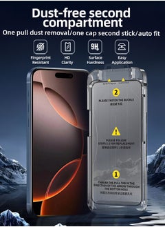 General iPhone 16 Screen Protector 6.1-Inch 360°Protecting Privacy Tempered Glass Film, with Easy Installation Frame , Auto Dust Removal, No Bubbles,Anti-Spy Tempered Glass Film  - Image 2