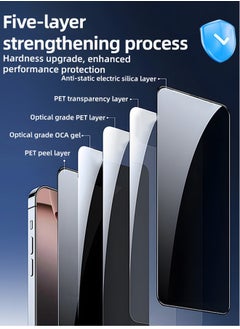 General iPhone 16 Screen Protector 6.1-Inch 360°Protecting Privacy Tempered Glass Film, with Easy Installation Frame , Auto Dust Removal, No Bubbles,Anti-Spy Tempered Glass Film  - Image 3