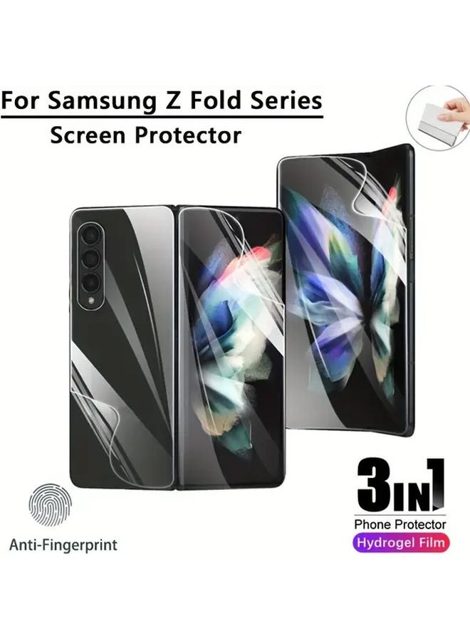 Samsung Galaxy Z Fold 6 Screen Protector Front Back Rhinestone Film - Image 2