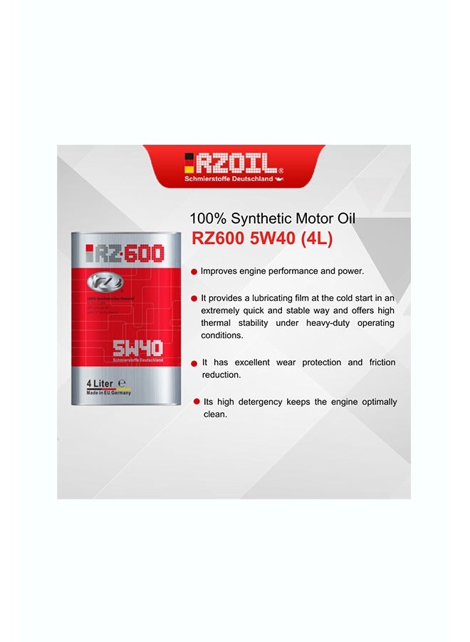 رزويل زيت موتور RZ600 5W40 تخليقى بالكامل - Image 3