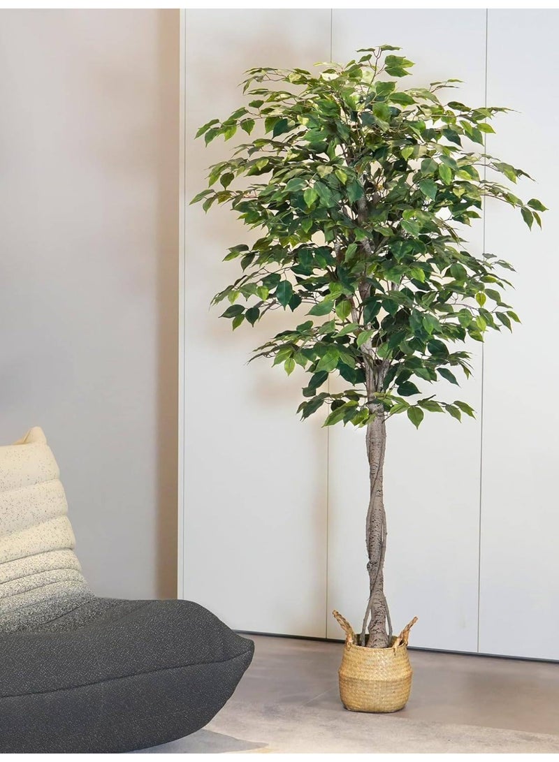 محاكاة واسعة النطاق لنباتات شجرة بانيان ذات أوراق معلقة ، 160 شجرة مزيفة ، مخزن غرفة المعيشة الداخلية ، ديكور النبات الأخضر التقليدي الحيوي الراقي ، ديكور الأرضية - Image 2