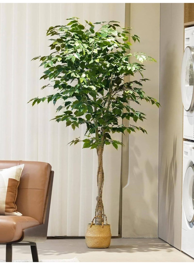 محاكاة واسعة النطاق لنباتات شجرة بانيان ذات أوراق معلقة ، 160 شجرة مزيفة ، مخزن غرفة المعيشة الداخلية ، ديكور النبات الأخضر التقليدي الحيوي الراقي ، ديكور الأرضية - Image 1