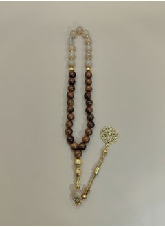 MAJOOD Original Design/33 Natural Crystals With Rosewood Prayer Beads /Tasbih/10mm  - Image 4