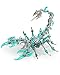 Metalkitor Scorpion 3D Metal Puzzles Kits for Adults Teens 454 Pcs Mechanical Assembly Models 4 Hours to Build Ideal for Gifts and Decorations Green - Image 3