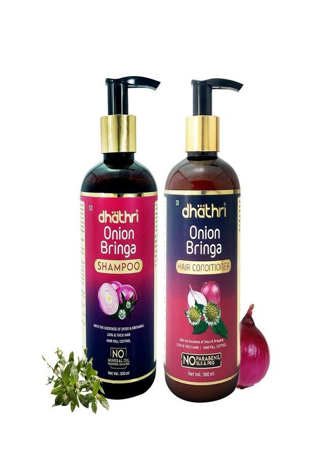Dhathri Onion Shampoo & Conditioner Combo | For Hair Strength & Hair Fall Control - Image 1