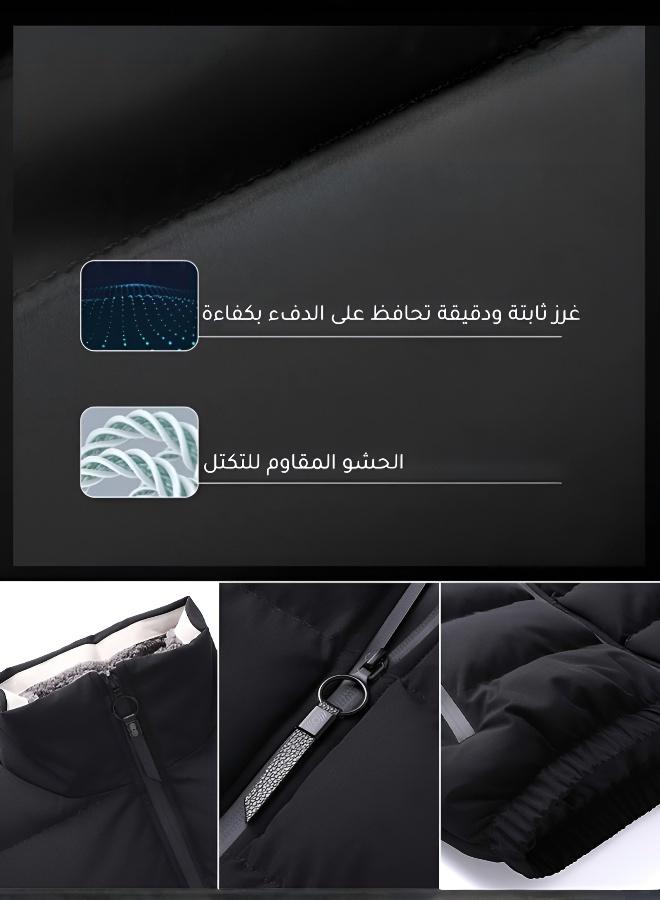جاكيت رجالي منفوخ فاخر ودافئ - Image 3