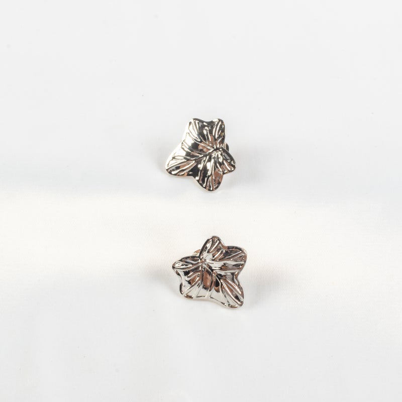 Silver Stainless Steel Earring - Image 3