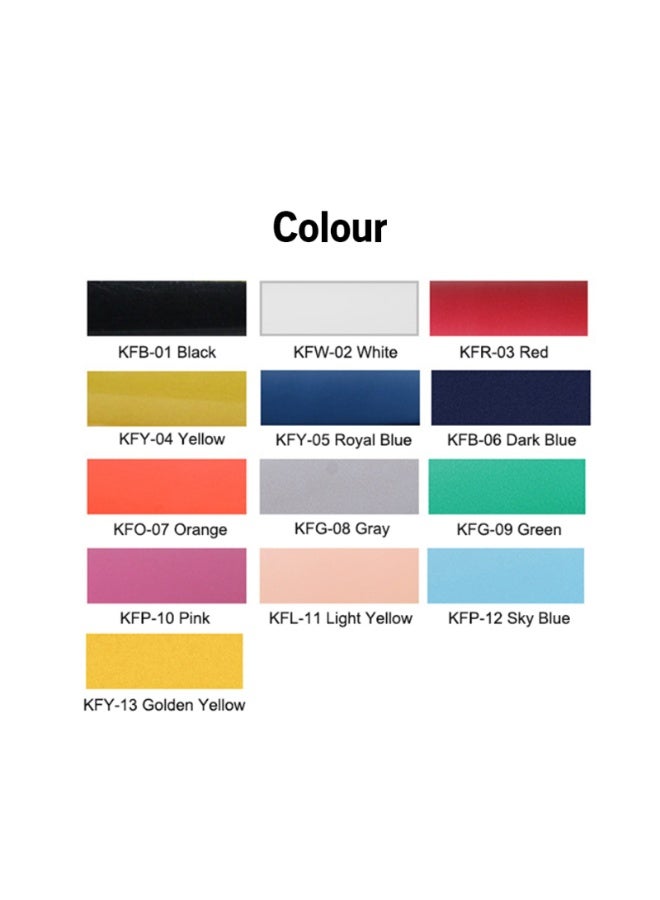 Kalon Flock HTV Vinyl 12" x 10ft Roll – Velvety Heat Transfer Iron-On for Clothing, Bags & DIY Projects | Smooth Cutting & Easy Weeding BLUE - Image 5