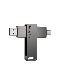 BURAQ Lenovo Thinkplus MU110 USB3.2+Type-C Dual Interface Rotation Flash Drive, Size: 32GB(Grey)  - Image 1