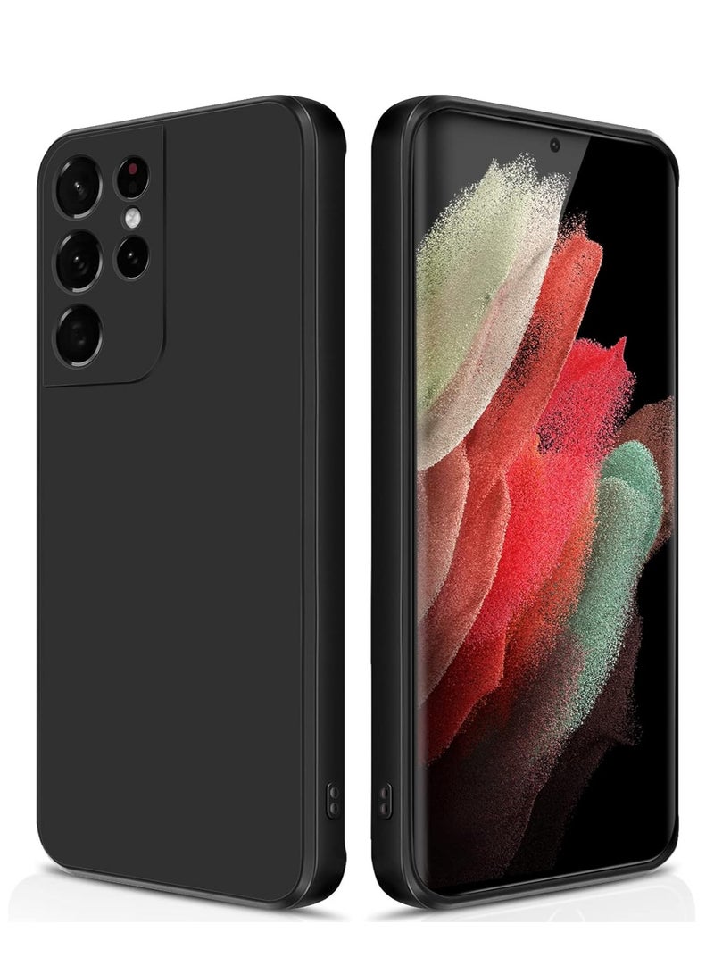 BORTONY Galaxy S21 Ultra Case Liquid Silicone Camera Protective Slim Cover Anti Scracth Shocproof Case for Samsung Galaxy S21 Ultra - Image 1