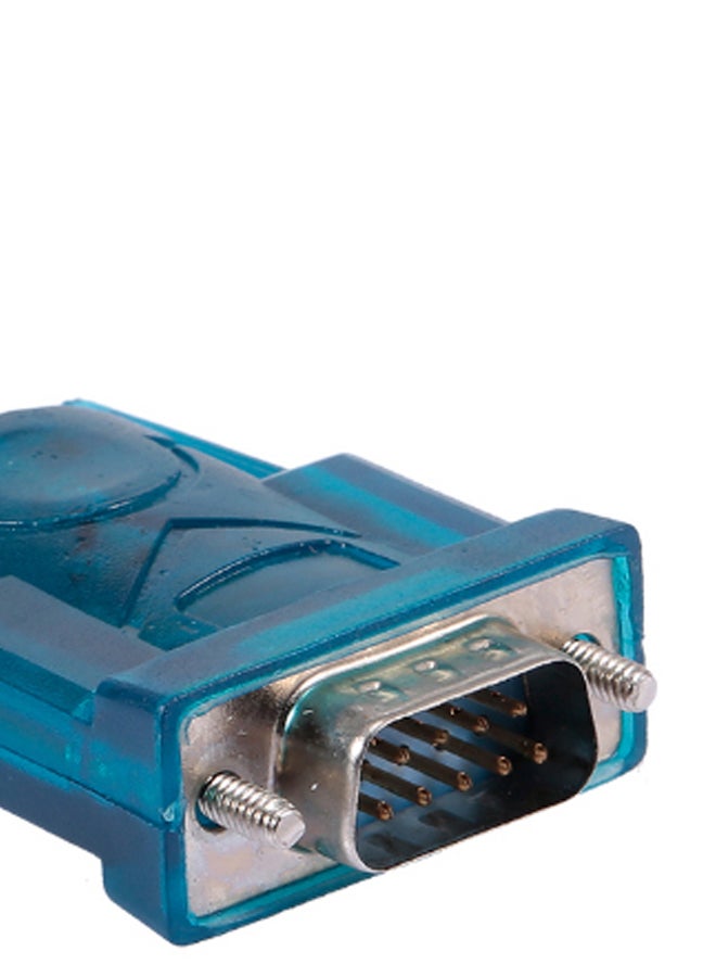 موصل كابل بمنفذ USB من أنثى إلى ذكر بعدد 9 دبابيس للمنافذ التسلسلية أزرق / فضي - Image 3