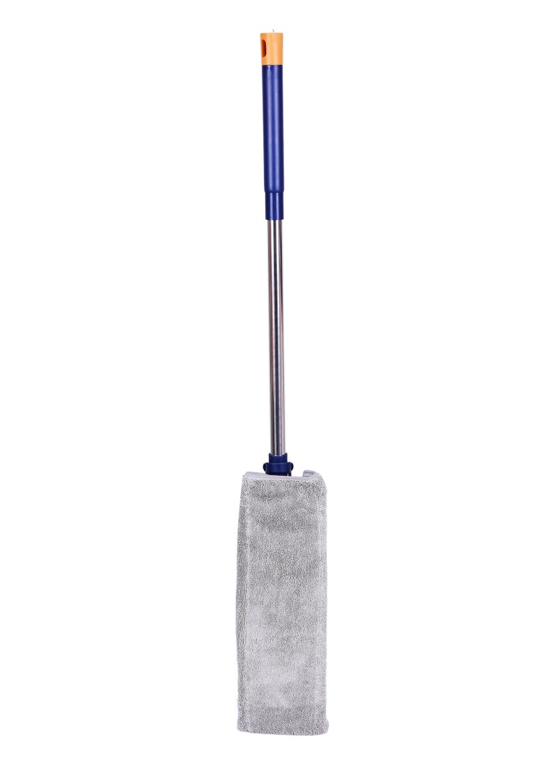 CEPILLO Professional Microfiber Flat Mop | Microfiber Cloth | 3 Built in Gear Clip On | Washable Pads | 360° Rotating Mop | All Kinds Of Floor Cleaning -  44cm DARK BLUE CP617  - Image 4