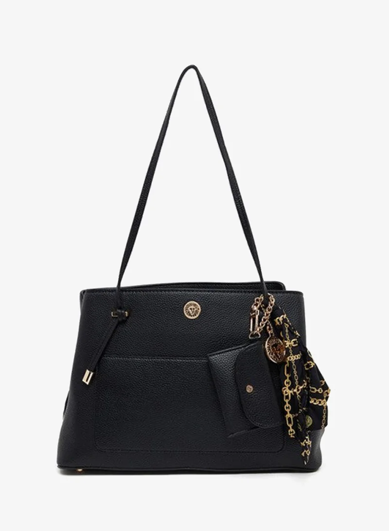 ANNE KLEIN Anne Klein Scarf Detail Shoulder Bag
