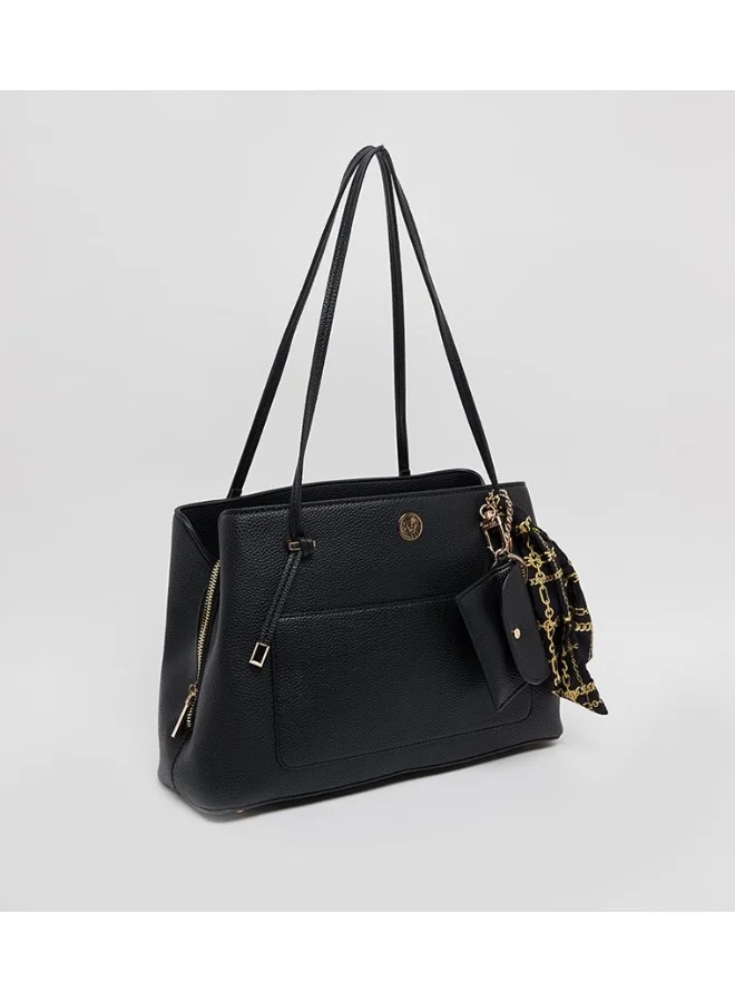 Anne Klein  Anne Klein Scarf Detail Shoulder Bag for Women | Best Price UAE