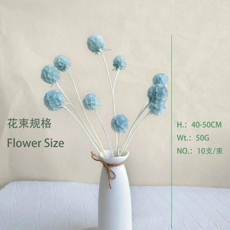 Y&D Handmade European Real Flower Bouquet: Dried Windmill, Fruit, Starflower - Perfect Home Decor, Wedding, Back to School, Mother's Day Gift - Image 5