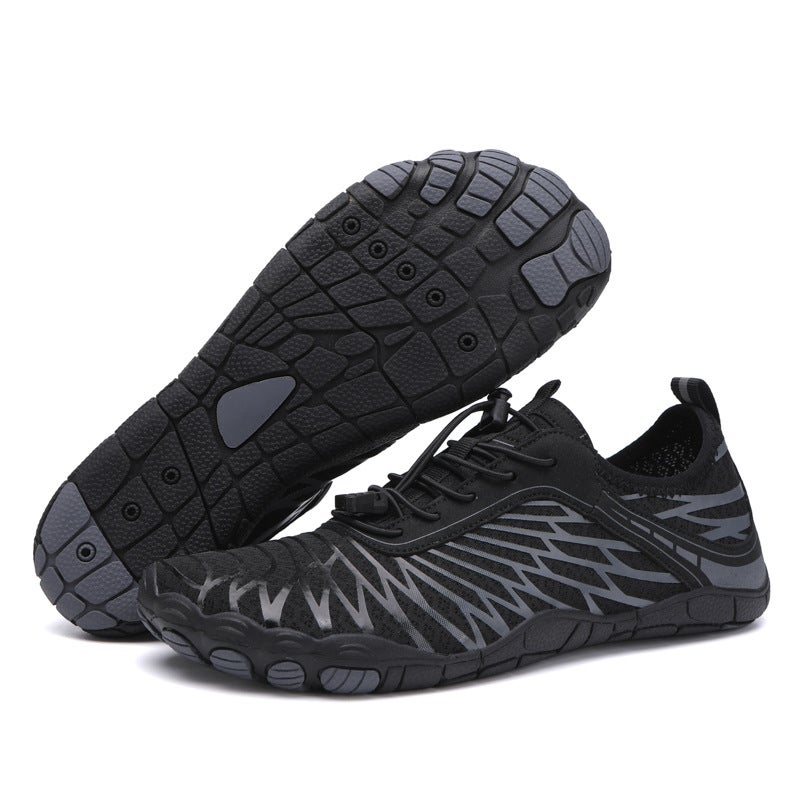 Five-Toe Large Size Water Shoes for Men Women, Breathable Slip-On Aqua Socks for Swimming - Image 2