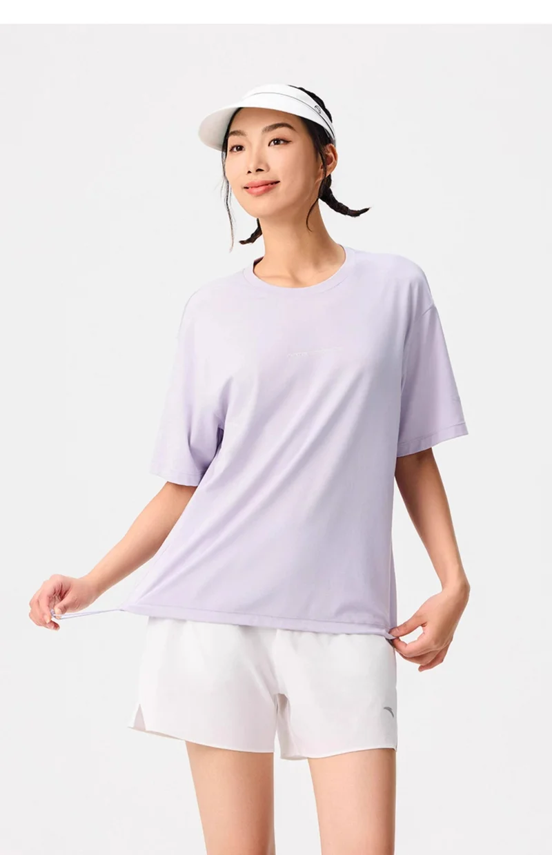 ANTA Women’s Cooling Eco-Friendly Tee/IceMountain T-Shirt/A·AIR Tech Cooling · Eco-Conscious Fabric · Soft Relaxed Fit
