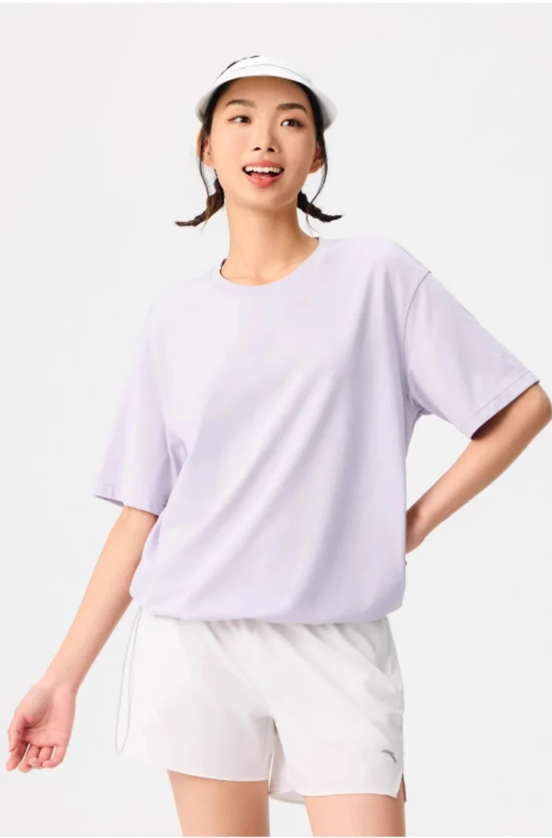 ANTA Women’s Cooling Eco-Friendly Tee/IceMountain T-Shirt/A·AIR Tech Cooling · Eco-Conscious Fabric · Soft Relaxed Fit