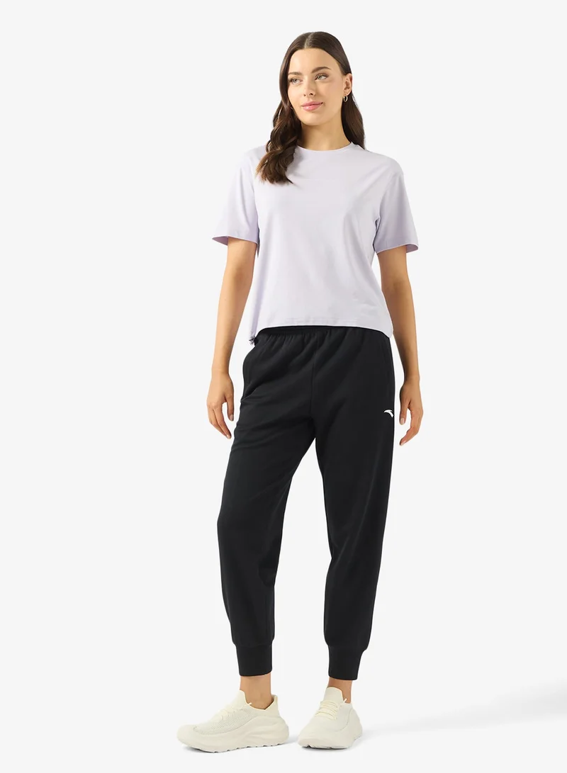 Anta Purple Women’s CoolAir IceTech Tee – Lightweight Breathable Training T-Shirt for Women | Best Price UAE