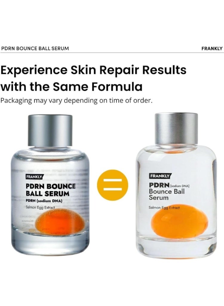FRANKLY Salmon PDRN Bounce Ball Serum – Korean Hydrating Serum for Plump, Smooth, Firm & Radiant-Looking Skin - Image 2