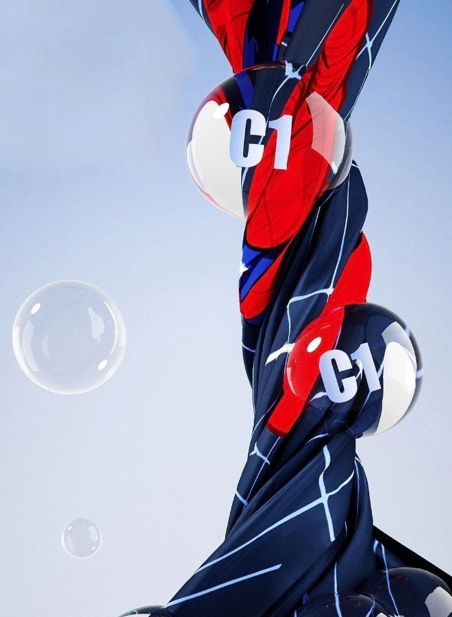 SPIDERMAN Kids Spiderman Printed Flat Silicone Swim Cap Anti-Fog UV Protection No Hair Pull Swimming Goggles Set for Boys Ages 4-7 Comfortable Pool Swimming Accessories - Image 5