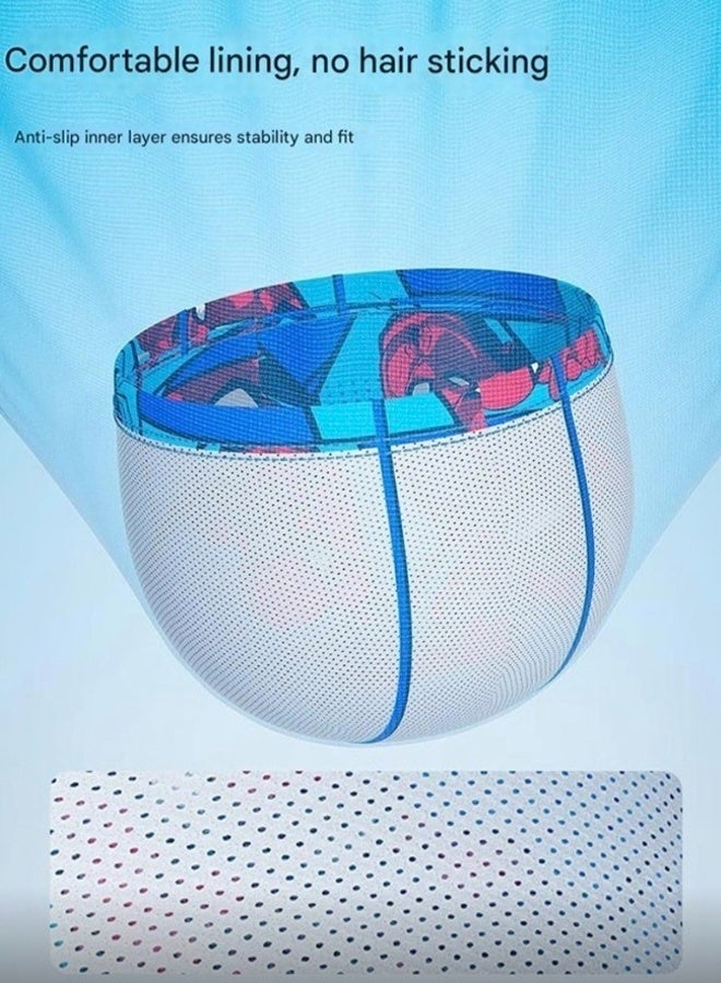 SPIDERMAN Kids Spiderman Printed Flat Silicone Swim Cap Anti-Fog UV Protection No Hair Pull Swimming Goggles Set for Boys Ages 4-7 Comfortable Pool Swimming Accessories - Image 3