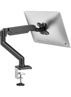 Rock Pow Sinlge Monitor Desk Mount, Adjustable Gas Spring Monitor Arm, Fits 13-32 inch Computer Monitors, Arm Holds 4.4-19.8lbs Screen  - Image 1
