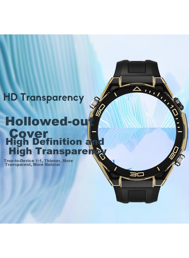 Watchbond Huawei Watch Gt5 Protective Case Ultimate Hollow Half-frame Hard Shell Shockproof Scratch-resistant Mountain Riding Accessory - Image 4
