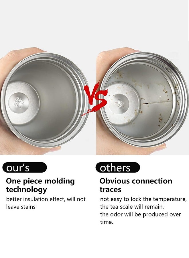 كوب قهوة للسفر سعة 510 مل، مكنسة من الفولاذ المقاوم للصدأ، يحافظ على كوب المشروبات الباردة والساخنة سعة 17 أونصة، كوب معزول مانع للتسرب للاستخدام في المنزل والمكتب والأعمال الخارجية - Image 2