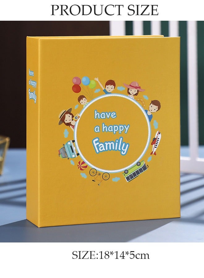 DUNISO 200 Pockets Foil Stamping Photo Album for 6 Inches Photos Portable Photo Album for Family Wedding Boys Girls - Image 4