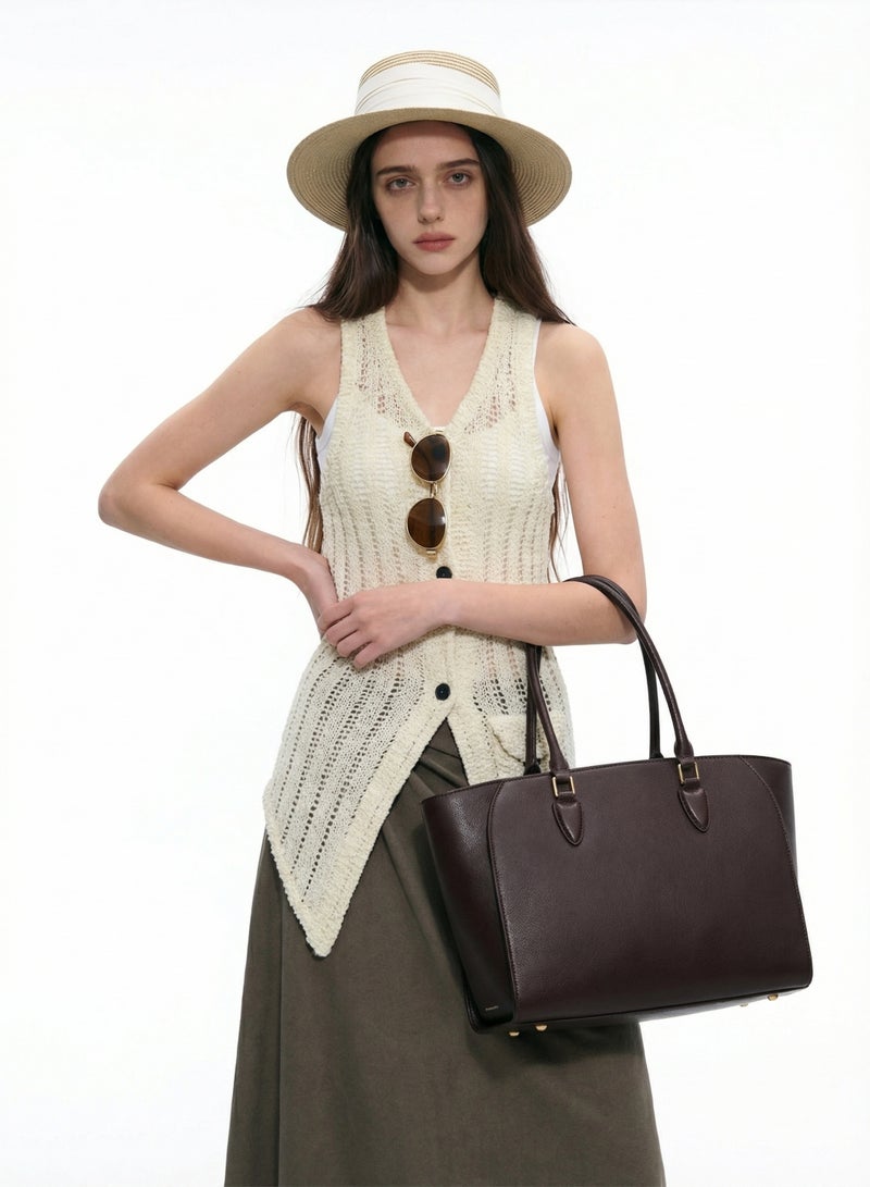 Thulath Women's Tote Bag, Vegan Leather, Large Capacity Bag, Commuter Bag, The perfect gift choice - Image 4