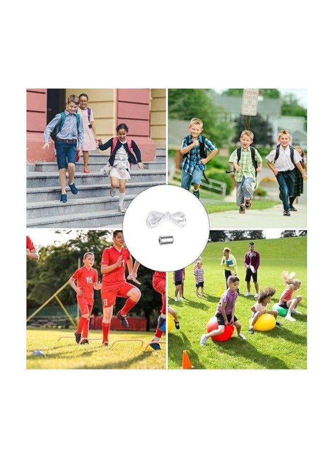 2 Pairs of No Tie Shoe Black And White Colors practical Laces, elastic laces with quick release, rubber shoelaces suitable for trainers, with Laces Lock, Shoe Laces suitable for most types of shoes - Image 2