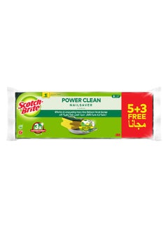 Scotch Brite Scotch-Brite Heavy Duty Classic Nail Saver Scrub Sponge  8 units  5 3 Free  pack   Kitchen sponge   Dish sponge   Scrub   General Purpose Cleaning   Food Safe   Non-Rusting   Kitchen  Garage  Outdoor  - Image 1