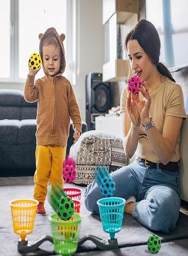 BLISSBORN Moon Bounce Ball for Kids/Makes a Banging Noise/Bouncing Ball for Children/High Bounce Hole - (Pack of 1) - Image 2