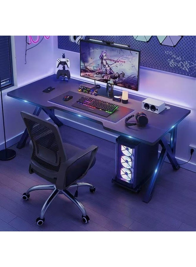 DubaiGallery طاولة كمبيوتر مكتب خشب صلب طاولات PC مكتب دراسة طاولة ألعاب مكتب متعدد الوظائف - Image 3