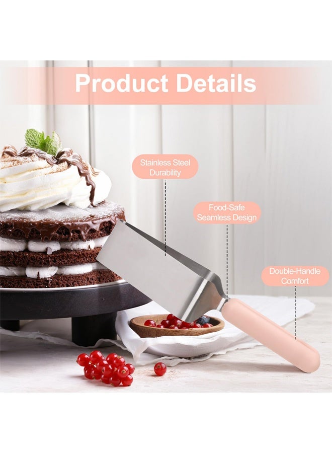 Cake Cutter Slicer, Stainless Steel Cake Server Divider with Double Handle, Adjustable Triangle Cakes Cutting Tool for Pie Server, Wedding, Birthday, Party, Kitchen - Image 3