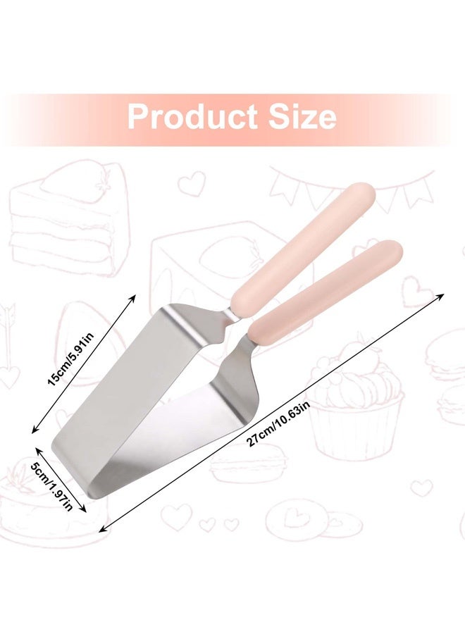 Cake Cutter Slicer, Stainless Steel Cake Server Divider with Double Handle, Adjustable Triangle Cakes Cutting Tool for Pie Server, Wedding, Birthday, Party, Kitchen - Image 2