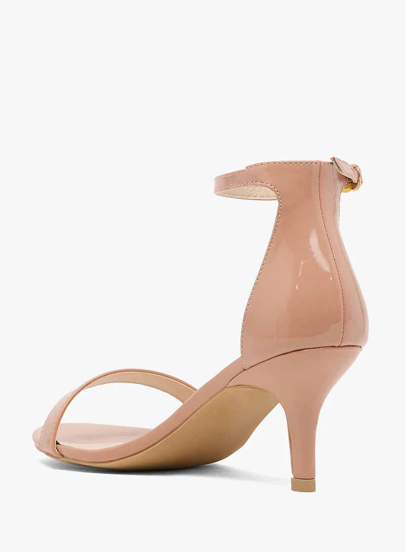 جلاموروس Casual Ankle Strap Heeled Sandals
