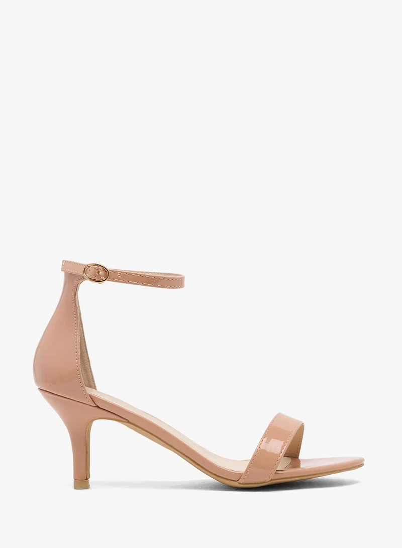 جلاموروس Casual Ankle Strap Heeled Sandals