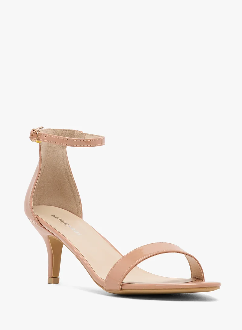 جلاموروس Casual Ankle Strap Heeled Sandals