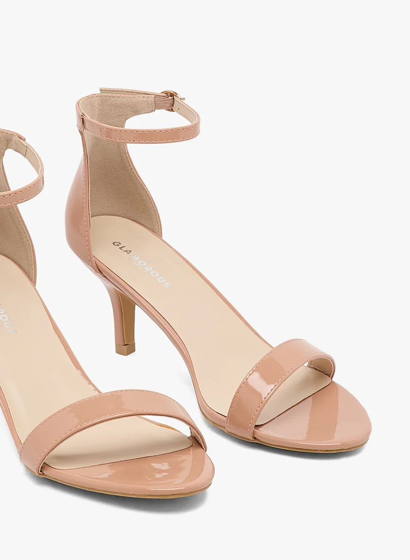 جلاموروس Casual Ankle Strap Heeled Sandals