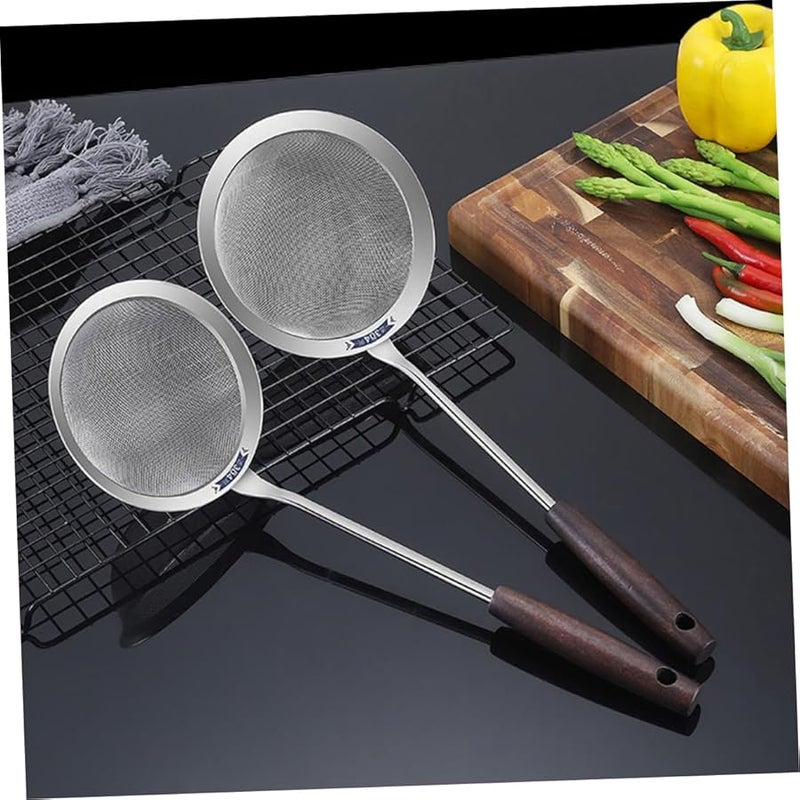 Large 39cm Skimmer Spoon Strainer For Noodles Vegetables Fried Foods Kitchen Tool - Image 5