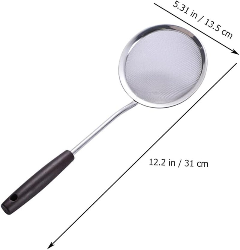 Large 39cm Skimmer Spoon Strainer For Noodles Vegetables Fried Foods Kitchen Tool - Image 4
