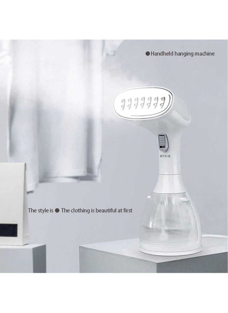 Denx Handheld Steam Iron Suitable For All Types Of Clothes With A Power Of 1500 Watts - White Color - Image 4